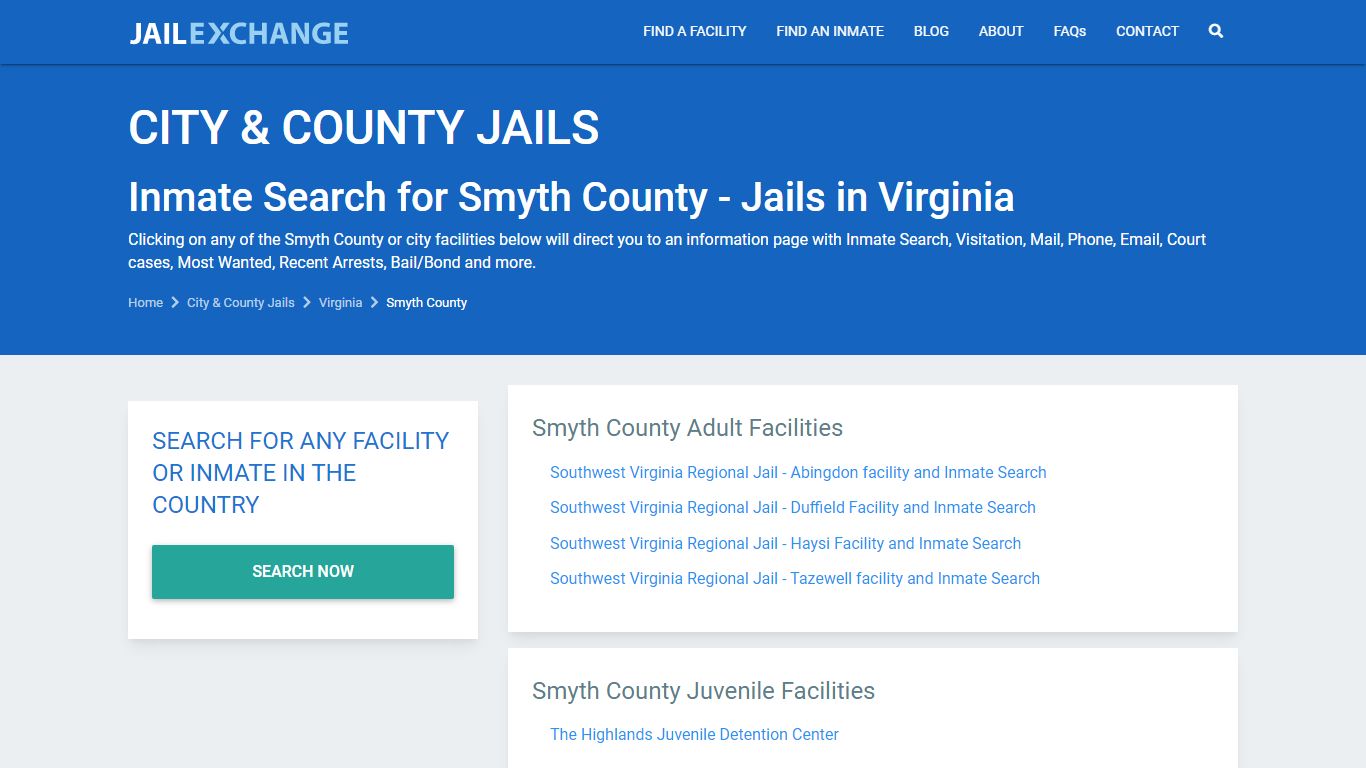 Abingdon Regional Jail Inmate Visitation, Hours & Schedule | Abingdon ...